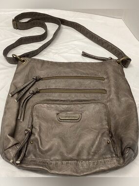 Stone Mountain Accessories Taupe Crossbody Shoulder Bag